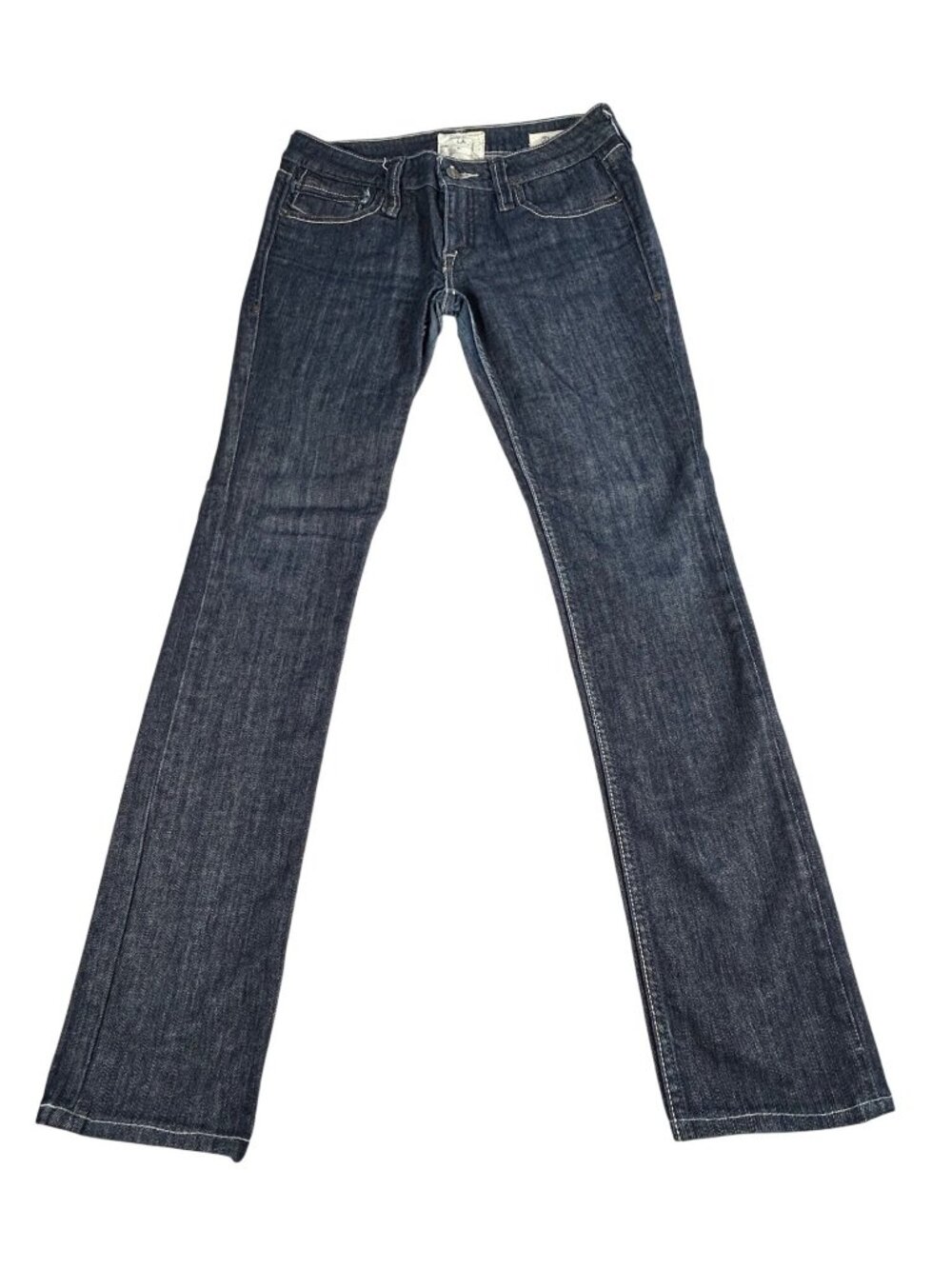 Taverniti SO Jeans Grease 13 Women's 29 Dark Wash Straight Leg Denim Y2K Vintage